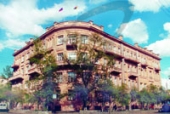 "Селект". Административное здание. Чита, ул. Амурская, 68 - ул. Профсоюзная. Фото Ф.Н.Машечко